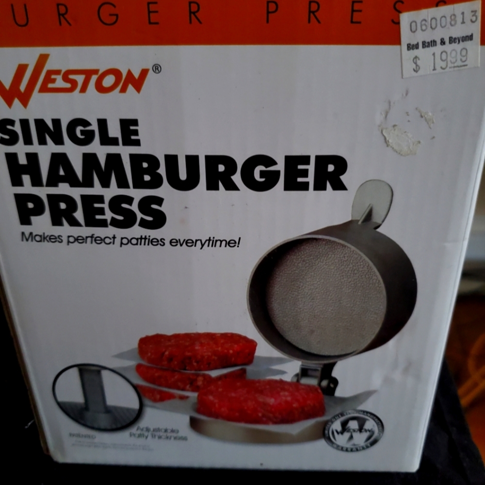 Single Hamburger Press